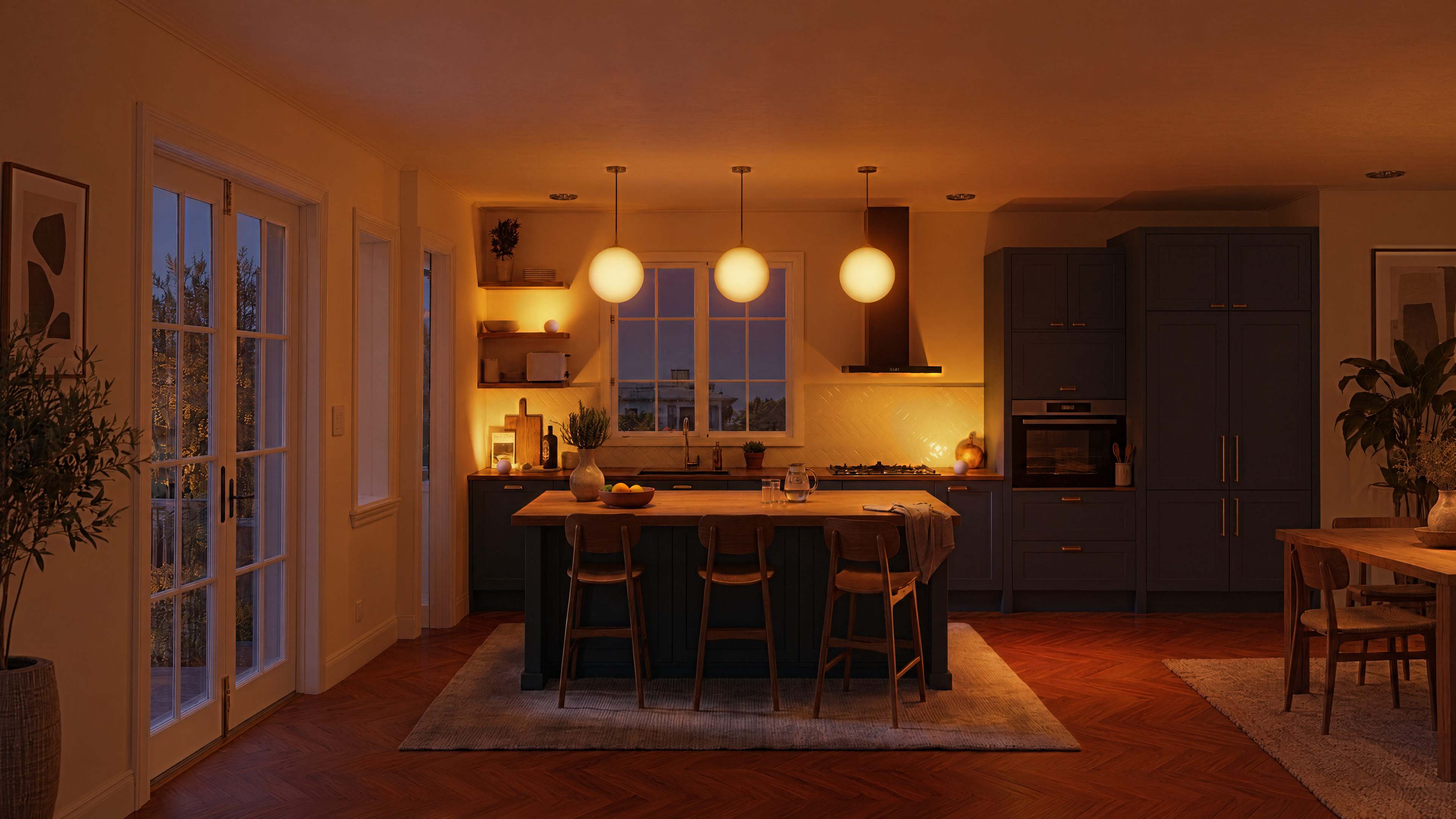 Same room lit by Oasis