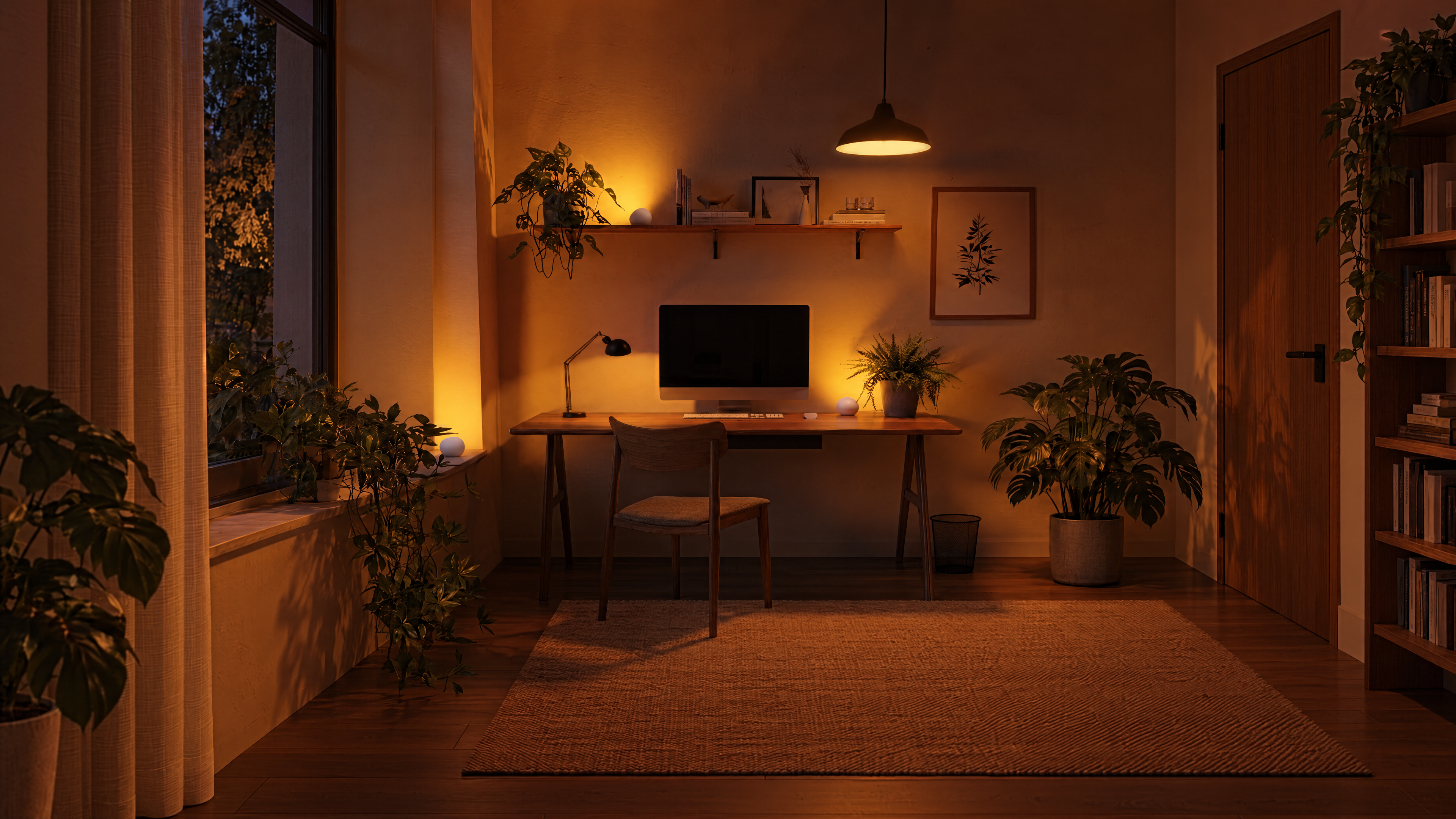 Same room lit by Oasis