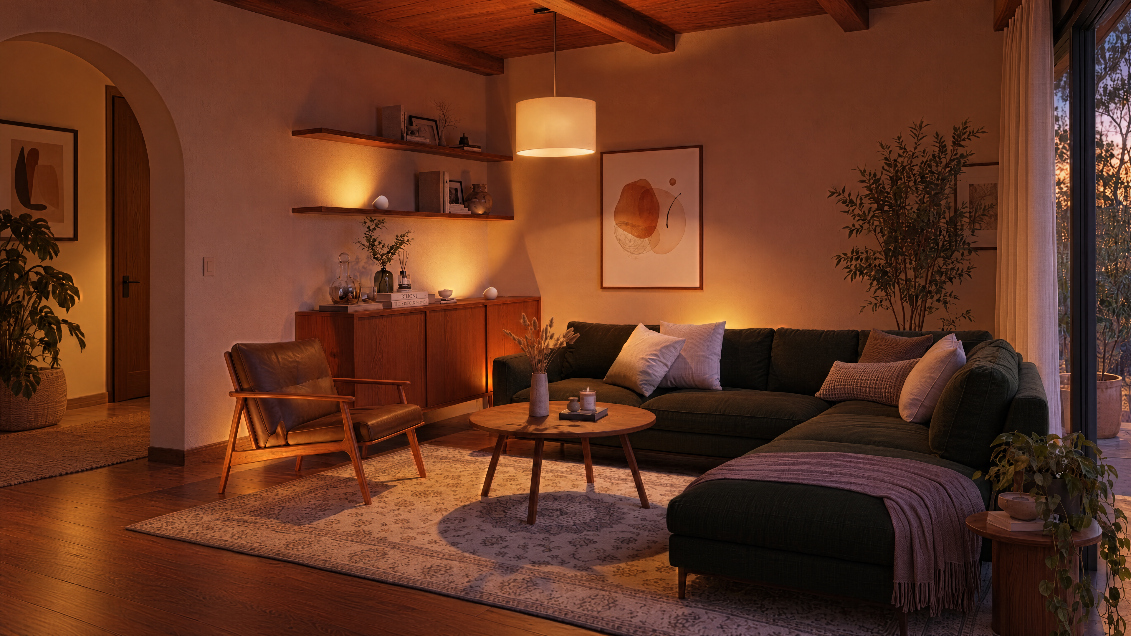 Same room lit by Oasis