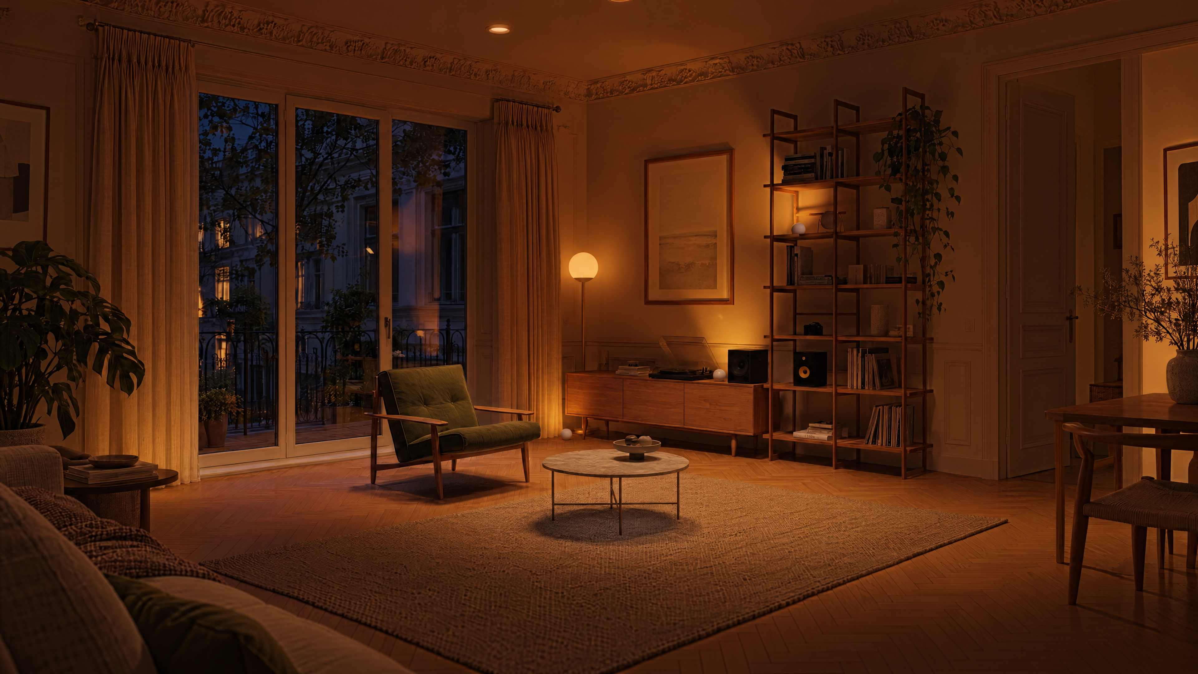 Same room lit by Oasis